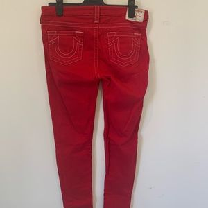 True Religion Red Jeans